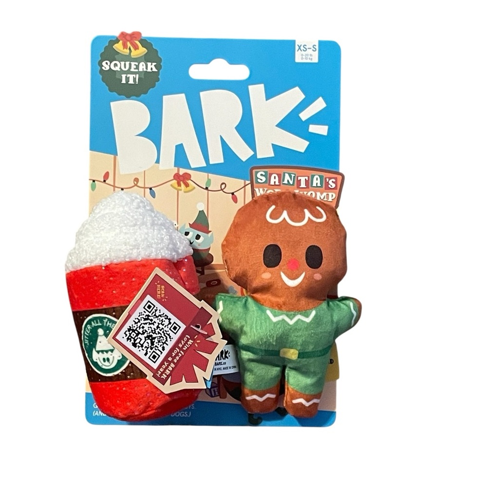 Bark Santa’s Workchomp Small Dog Toys,‎ Brand New